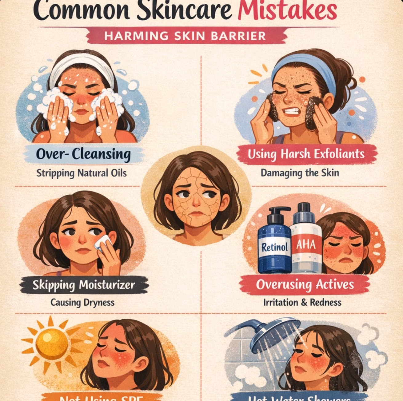 Common skincare mistakes