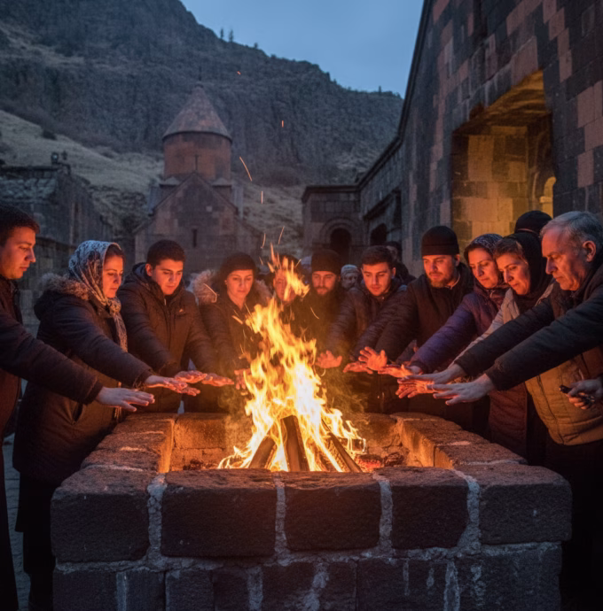 Geghard Miracle Fire