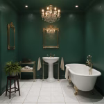 Luxurious bathroom decor