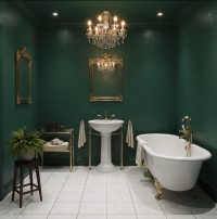 Luxurious bathroom decor