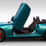 MG Cyberster Irises Cyan