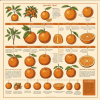 Orange fruit vs orange color origins timeline