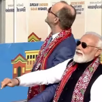 Hanuman Kite Soars High: PM Modi Bonds with German Leader at International Kite Fest