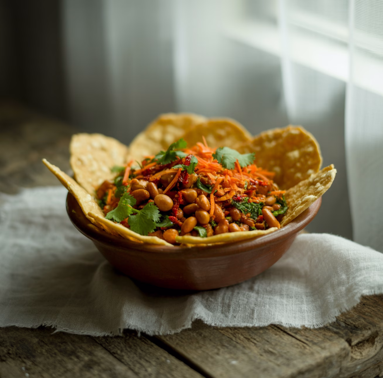 Papad Bowl Chaat Recipe