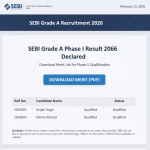 SEBI Grade A Phase 1 Result 2026