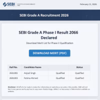 SEBI Grade A Phase 1 Result 2026