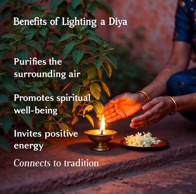 Tulsi-Diya Vidhi