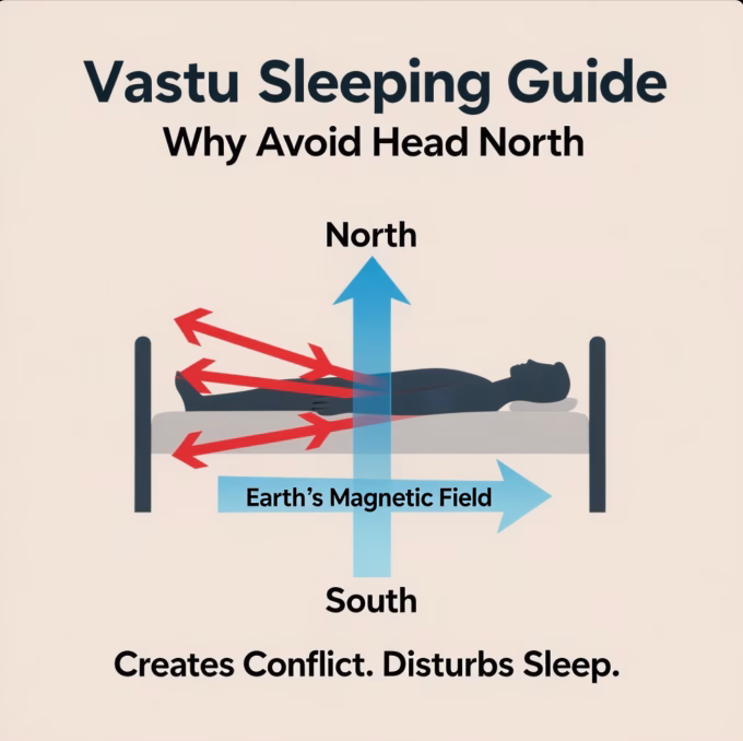 Vastu sleeping directions guide