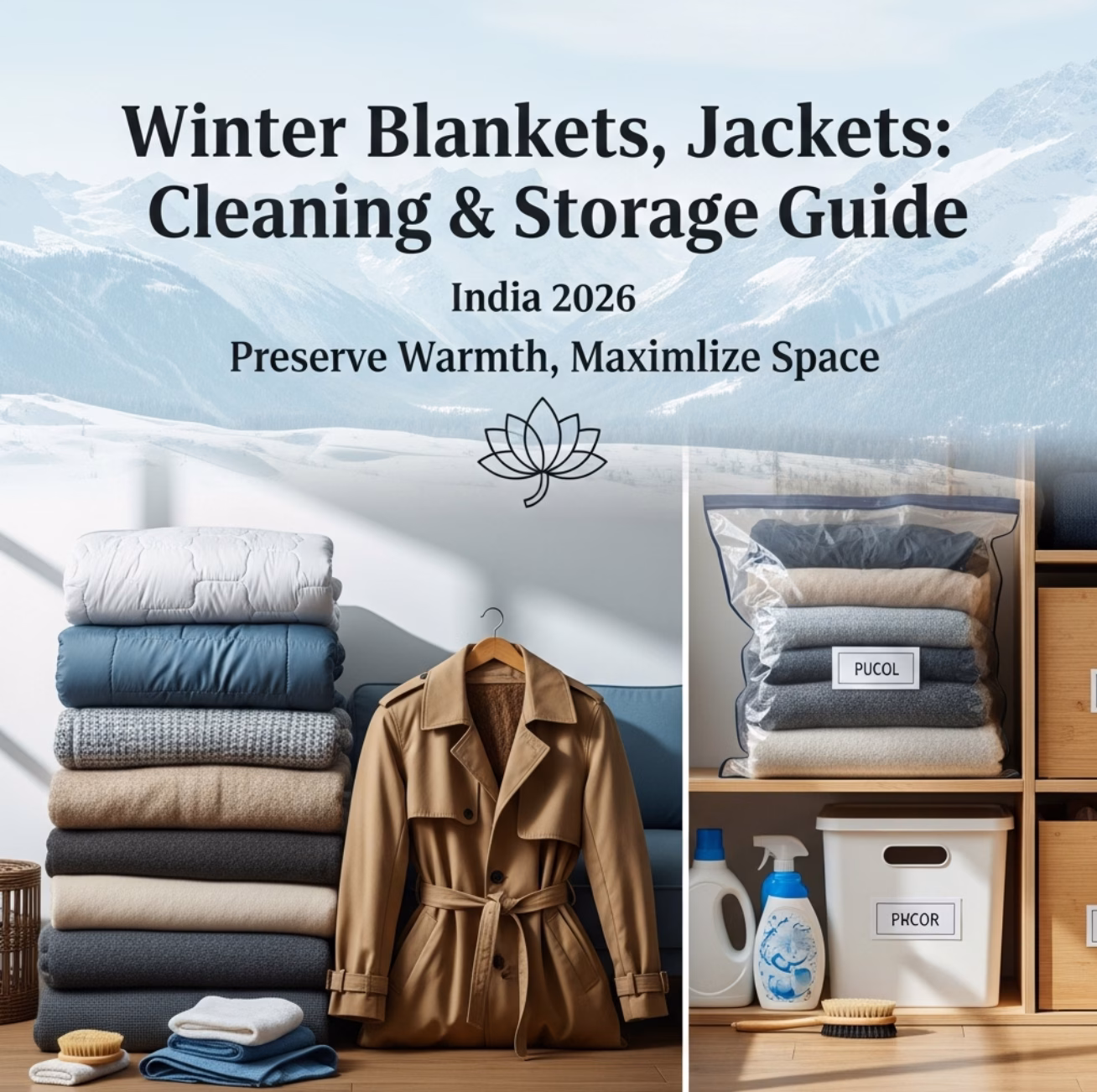 Winter Blankets Jackets Cleaning