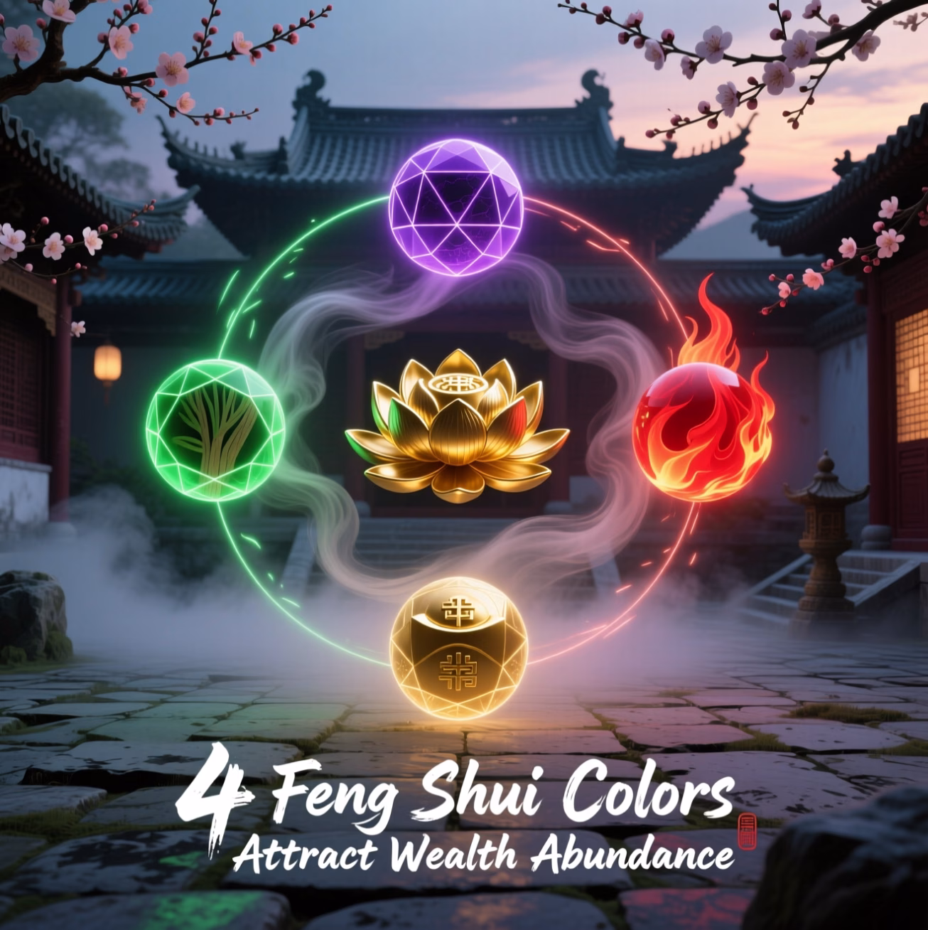 Feng Shui 4 Wealth Colors