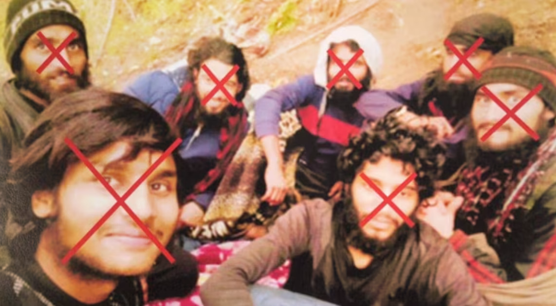 Indian Army eliminates 7 JeM terrorists J&K