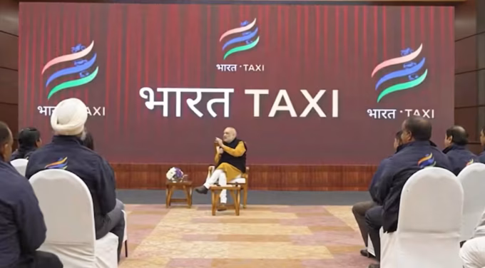 Amit Shah Bharat Taxi drivers meeting