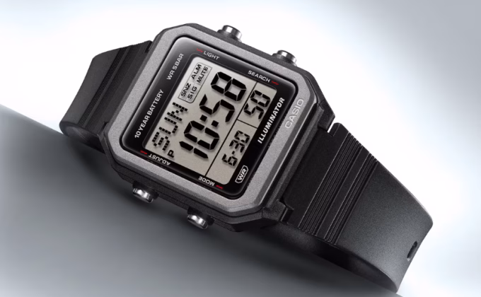 Casio 90s inspired digital watch