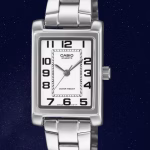 Casio women's analog watch, stainless steel