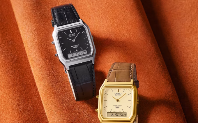 Casio Vintage Analog-Digital Watch