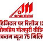 12 most popular Bhojpuri videos released on Arya Digital, maximum views 75 million.