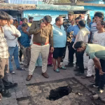 Landslide in Bhanura No. 6 of Jharia, panic among people.