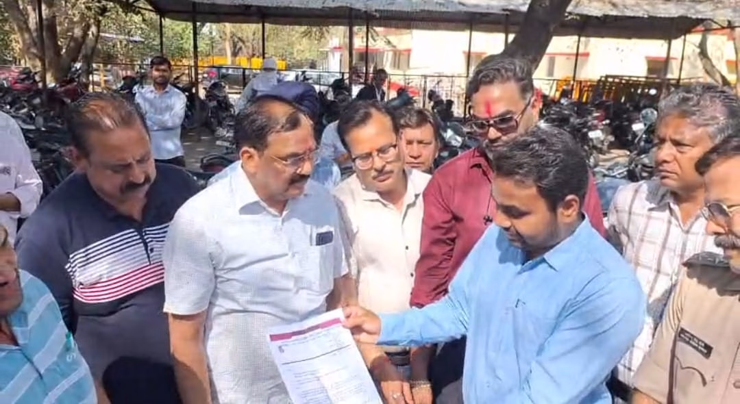 Street demonstration against municipal tax.