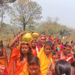 Grand Kalash Yatra for consecration of Harimandir in Kultand.
