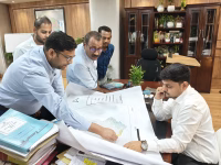 Meeting with representatives of National Textile Corporation held under the chairmanship of Deputy Commissioner.