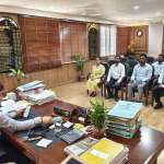 Deputy Collector arrived for district training, met the Deputy Commissioner.