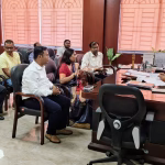 Deputy Development Commissioner reviewed rural water supply schemes.