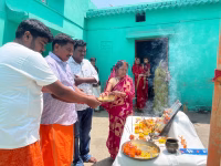 The first death anniversary of Baua Kala Mukhiya's father was celebrated.