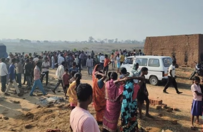 Three people killed, one old woman seriously injured in elephant attack.