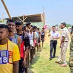 545 candidates appeared in the Home Guard recruitment examination.