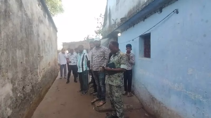 Unknown criminals opened fire at a villager's house.