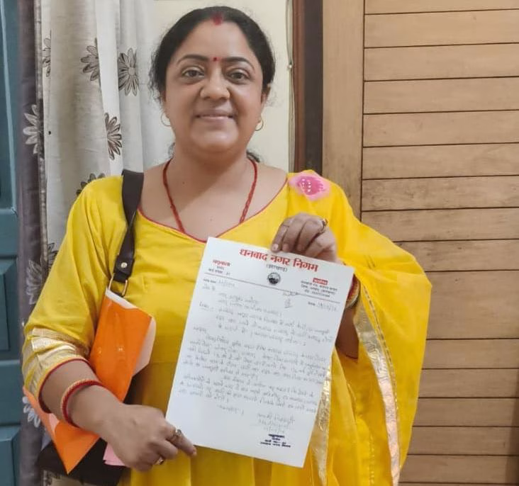 Demand to restart Jamunia water supply, Ward Councilor met Municipal Commissioner and Mayor.