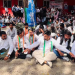 NSUI's grand movement against session delay and disturbances in Ranchi University
