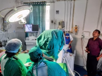 Successful operation of complex bone fractures with state-of-the-art C-arm machine.