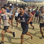 On the seventh day of the Home Guard reinstatement process, the candidates of Govindpur block took the physical efficiency test.