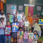 Beautiful glimpse of colors on World Art Day at IIFA International Ranchi.