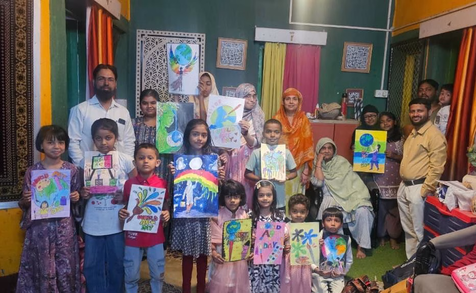 Beautiful glimpse of colors on World Art Day at IIFA International Ranchi.