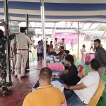 On the 9th day of the Home Guard reinstatement process, female candidates of Baghmara and Govindpur blocks took the physical efficiency test.