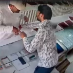 Theft worth lakhs took place in Maa Rani Jewellers.