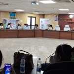 Gave training to master trainers on menstrual hygiene management.