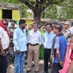 CPI(ML) team visited the landslide incident site.