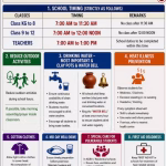 The bell will ring every hour for water break in schools.