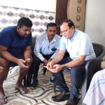 In East Tundi, Circle Officer cum Charge Officer started the census by conducting his own census.