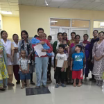 Immunization week at Namkum ESIC Hospital, Ranchi, message of victory over diseases through vaccination.