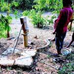 In Jhagru village of Tundi, closed hand pumps were repaired and made operational.