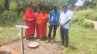 Water supply due to the efforts of Kesargarh Mukhiya.