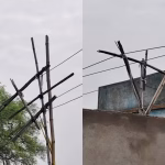 Replace dilapidated power lines and reduce pole distance - rural