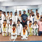 The head honored the players of EBC Taekwondo Club.