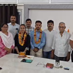 The college honored the students who brought glory to the district in the assembly.