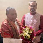 Ashok Kumar Singh met at the residential office of Congress State President.
