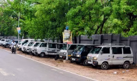 Fine of Rs 1.10 lakh imposed on vehicles of St. Xavier's and Dinobili schools.